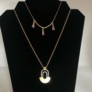 🌹Madewell double gold necklace 3 for $25